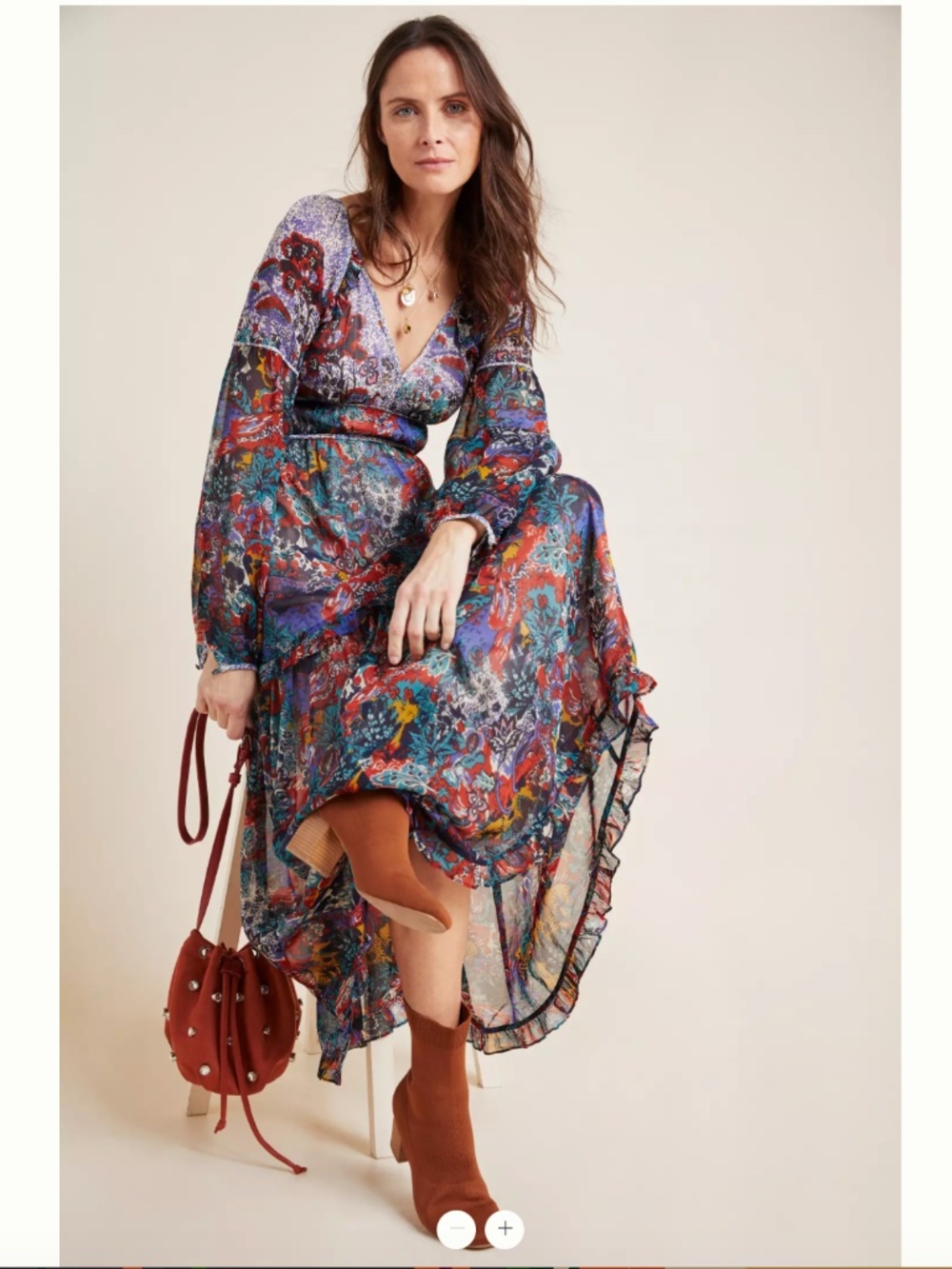 Anthropologie Annabella Maxi Dress
